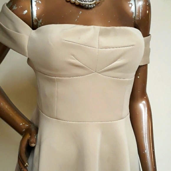 True Decadence Off Shoulder Cocktail Dress - Picture 2 of 4
